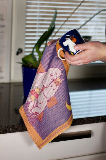 Arabia Muumimuki Muumipappa Purjehtii 75 vuotisleimalla