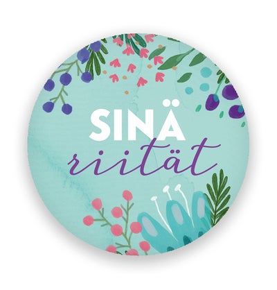 Putinki Magneetti Sin&auml; Riit&auml;t. 56mm