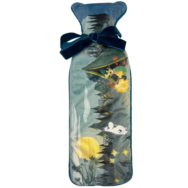 House of disaster Muumi telttailua kuumavesipullo