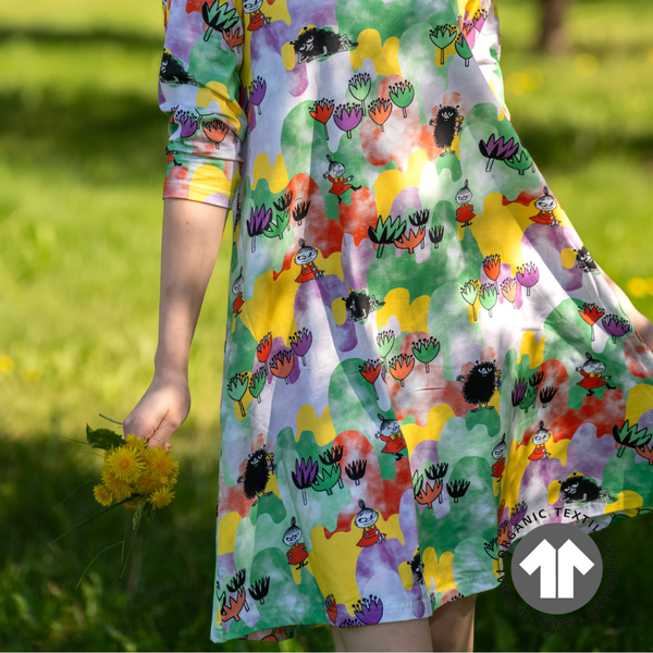 KiOma Muumi naisten mekko, Linna, Kukkulan kuninkaat XS-M