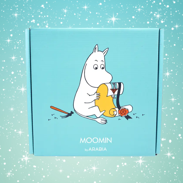 Muumipeikko Turkoosi Muumimuki ja Lautanen Setti (Poistunut Tuotannosta)