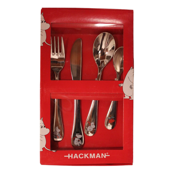 Hackman Muumi Ensilumi -aterinsetti, 4-osaa