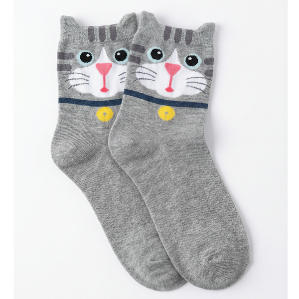 Hauskat Puuvillaiset Eläinsukat (Kissa & Koira)