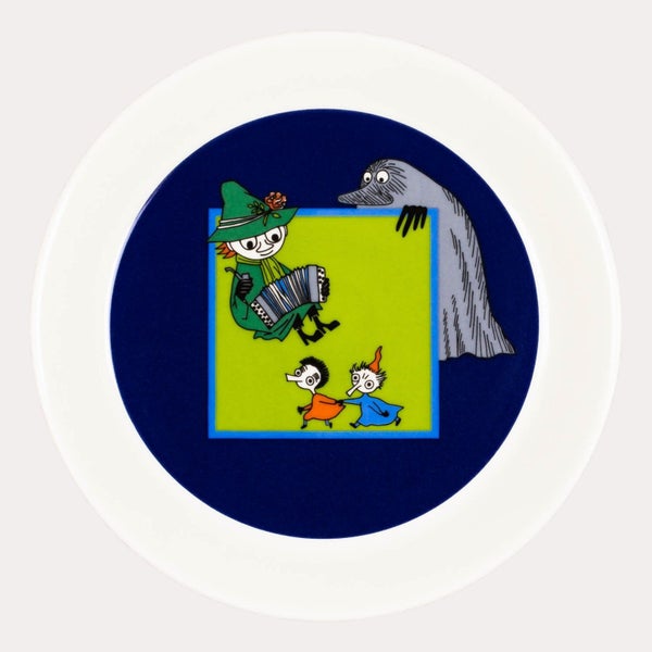 Arabia Muumi lautanen Kevätsävel, kruunuleimalla