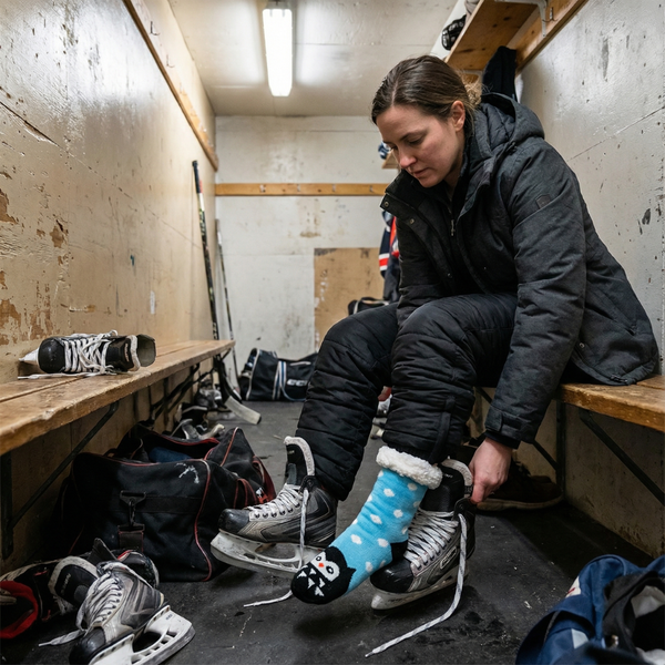 Muhkeat Siniset Pöllö Pehmosukat (koko 37-40)