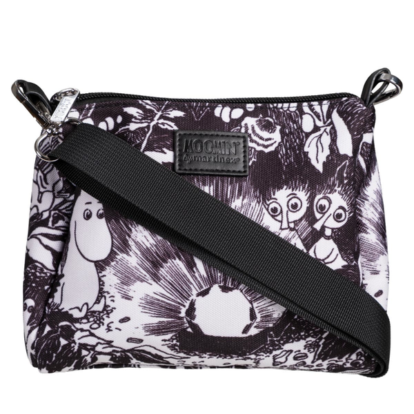 Martinex Muumi Lilla-olkalaukku Rubiini, kitti/mustavalkoinen