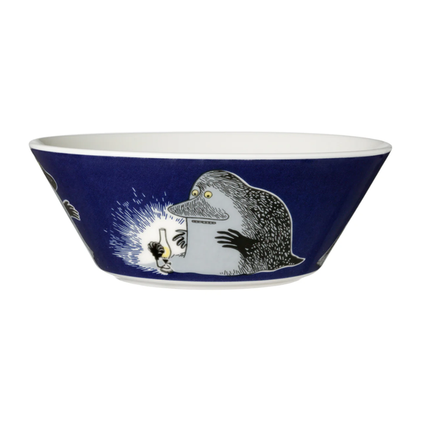 Arabia Muumi kulho M&ouml;rk&ouml; &ndash; Kruunuleima (Valmistettu Suomessa), 15 cm