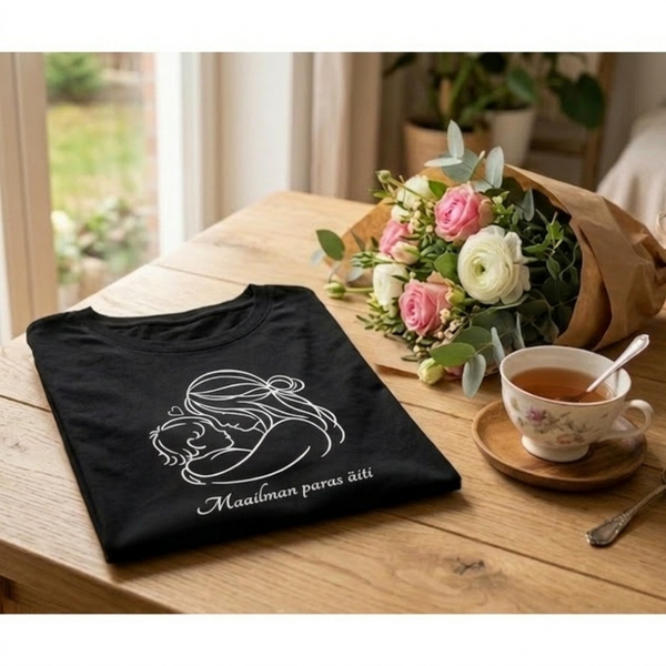 Ihanaiset&reg; Maailman paras &auml;iti -t-paita (Suora malli)