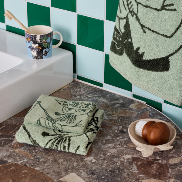 Arabia Muumi Kylpypyyhe Nuuskamuikkunen