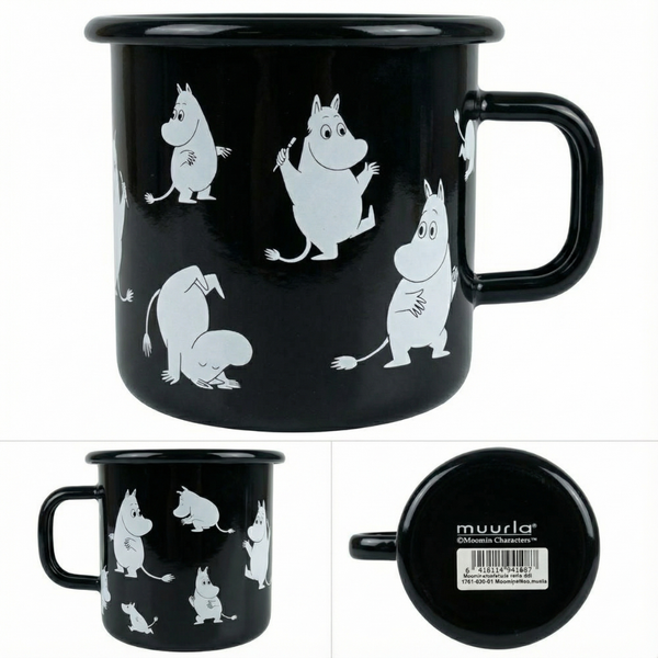 Muurla Muumipeikot Retro emalimuki