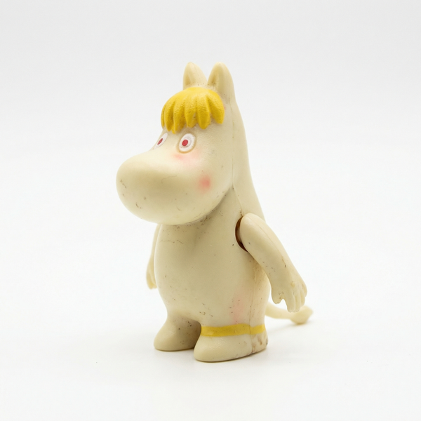K&Auml;YTETTY Muumi-ker&auml;ilyfiguuri, 1990-luku (5&ndash;6 cm)