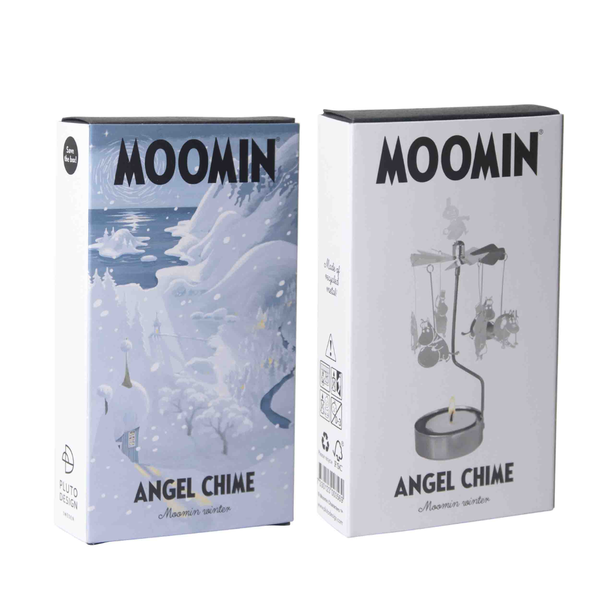 Pluto Produkter Muumi Talvi Enkelikello, Hopea