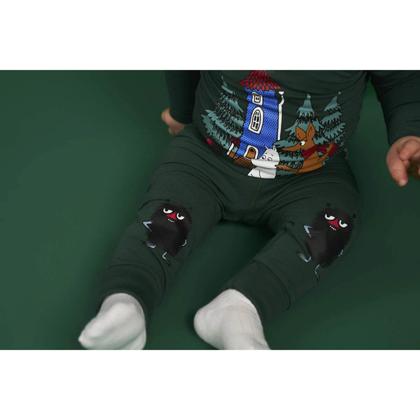 Martinex Vauvojen Muumi Ponteva-housut Haisuli, vihreä