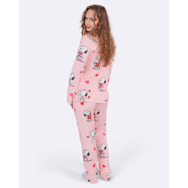 Snoopy Hearts Velvet-samettipyjama (pieni koko)