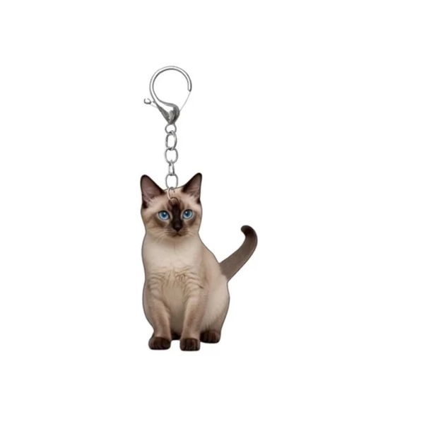 Suloinen Akryylinen Kissa Avaimenperä