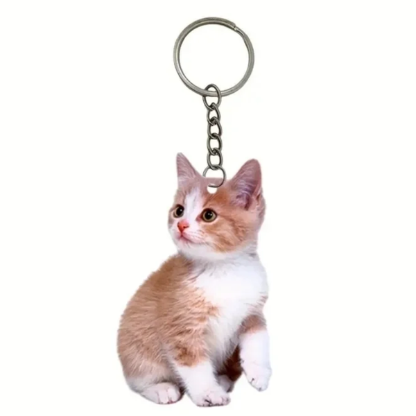 Suloinen Akryylinen Kissa Avaimenperä