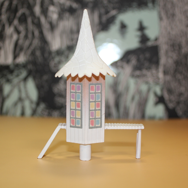 K&Auml;YTETTY Muumi-ker&auml;ilyfiguuri, 1990-luku (5&ndash;6 cm)