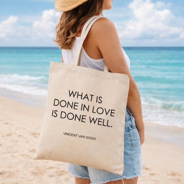 Vincent van Gogh &rdquo;Done in Love&rdquo; -kangaskassi