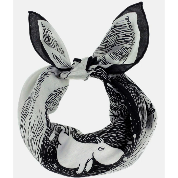 Lasessor Muumi-silkkihuivi Sukellus