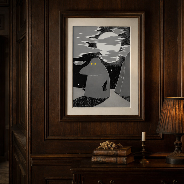 Putinki Muumi-juliste 24x30 cm - M&ouml;rk&ouml;