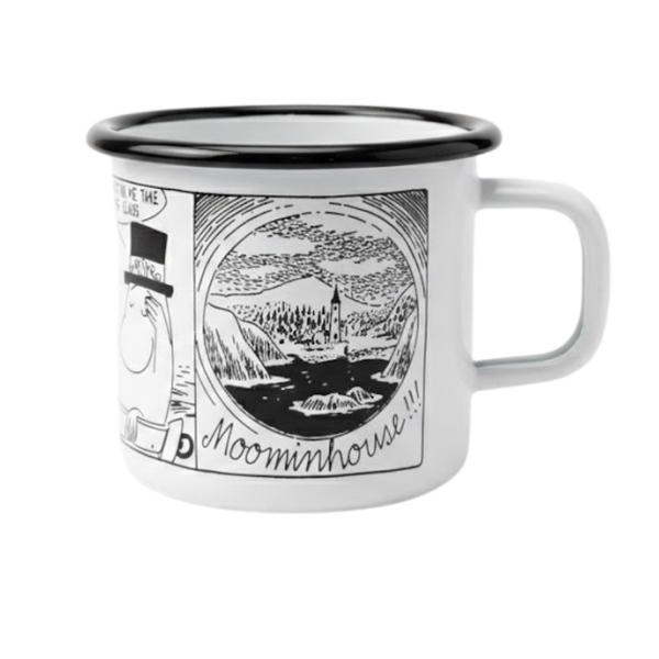 Muurla Muumi Emalimuki Sarjakuva #4 (Rajoitettu er&auml;)