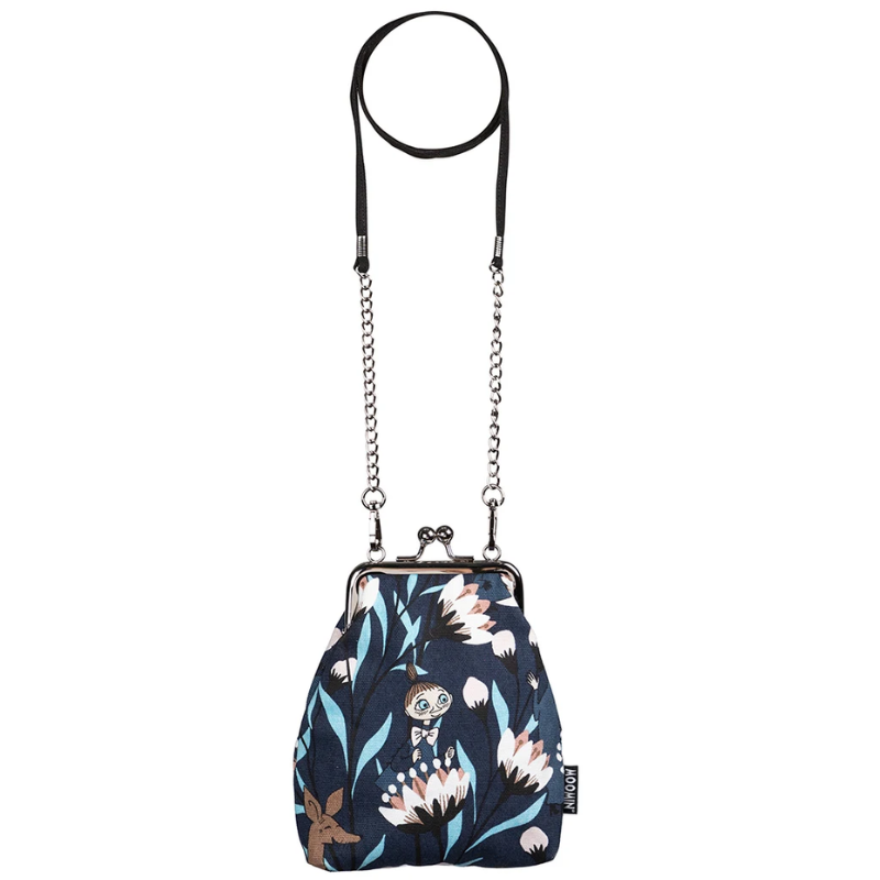 Muumi Vinssi+-pussukka Magnolia tummansininen