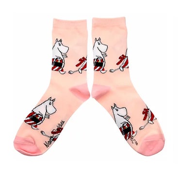 Nordicbuddies Muumimamma Asioilla Naisten Sukat, Vaaleanpunainen