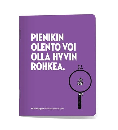 Muumi vihko, Pieni olento, Lila