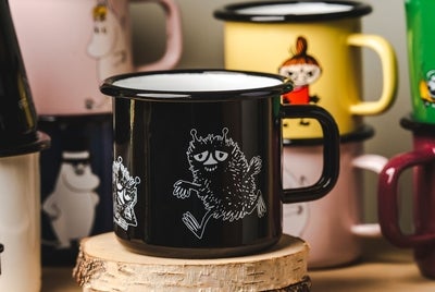 Muurla Muumi Haisuli emalimuki 3,7dl, musta