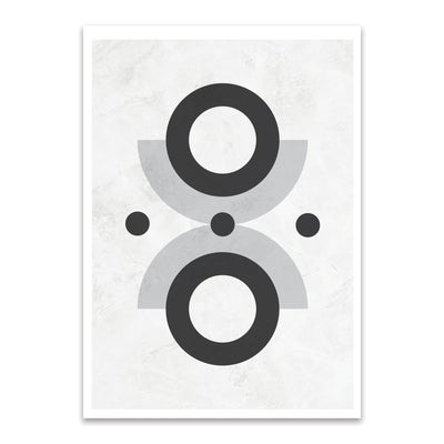 VISUM ABRA 02 Taidejuliste, Mustavalkoinen alk 6,90&euro;