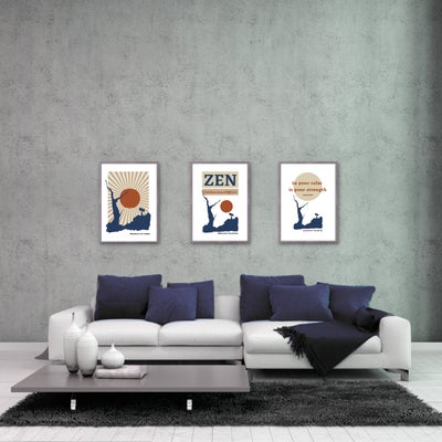 Taidejuliste ZEN 3, Alk 9,90&euro;