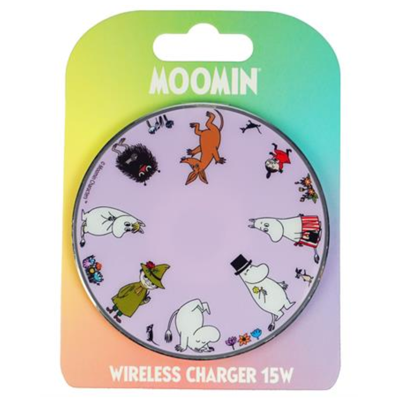 Muumit langaton latausalusta 15 W liila