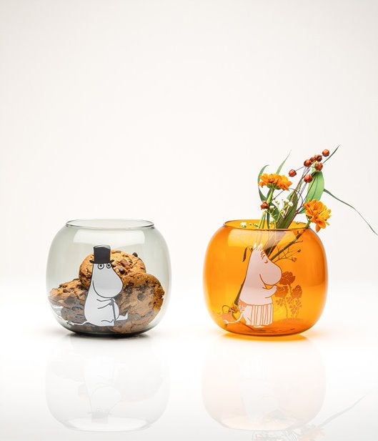 Muurla Muumi kynttil&auml;lyhty Muumimamma meripihka 9,5cm