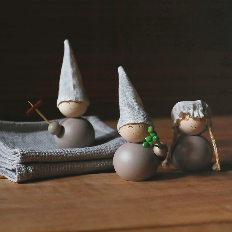 Aarikka  saunatonttu sanko, 12cm