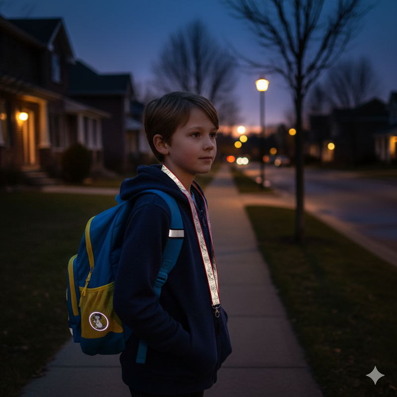 Luminary-Moomin heijastava avainkaulanauha, Pikku Myy punainen