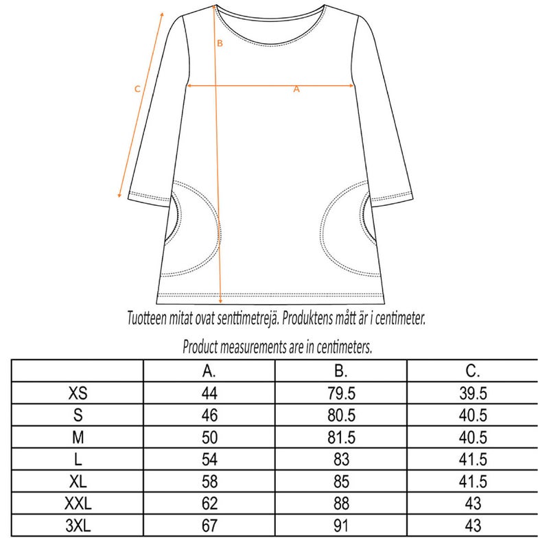 Martinex Muumi Hilda-tunika floora, liila S