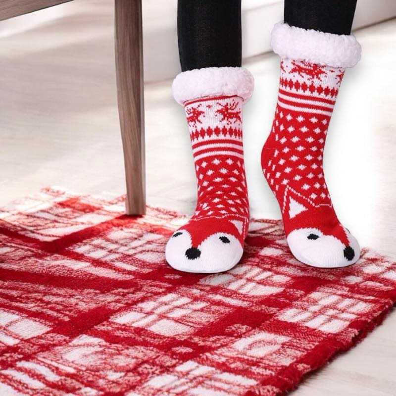 Naisten pehmosukat, Kettu  one size 37-40