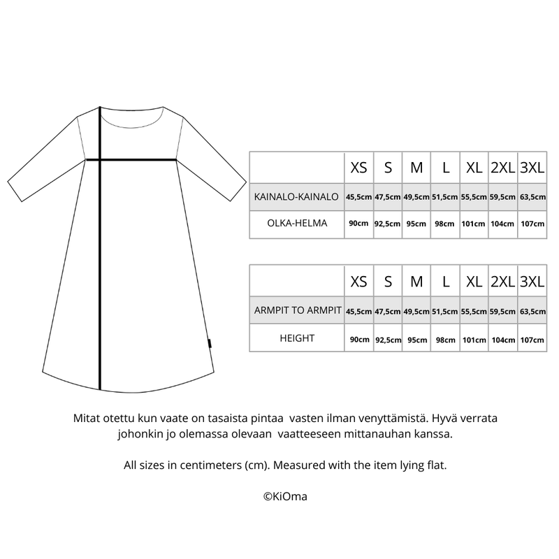 KiOma Muumi naisten mekko, Linna, Kukkulan kuninkaat XS-M