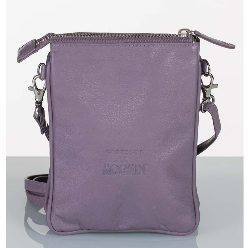 Lasessor Muumi Niiskuneiti Laventeli Nahkainen Puhelinlompakko