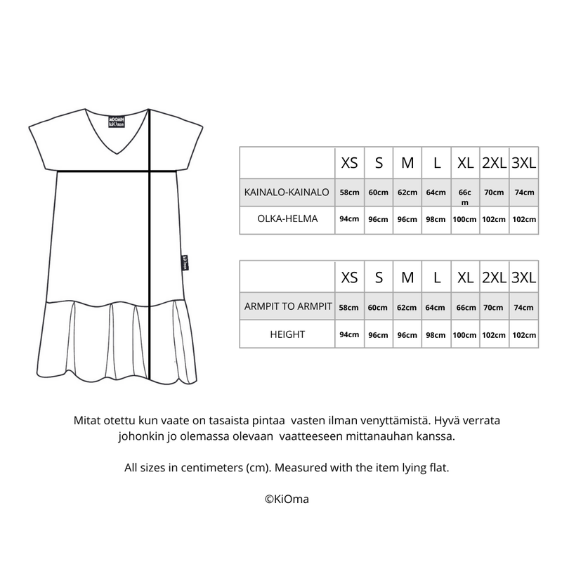 KiOma Muumi naisten mekko, Mella, Rock, laventeli