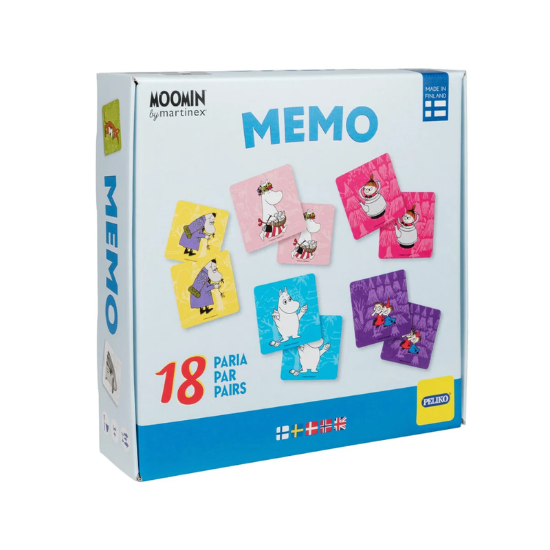 Martinex Muumi Memo -muistipeli, 18 paria
