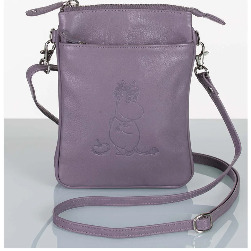 Lasessor Muumi Niiskuneiti Laventeli Nahkainen Puhelinlompakko