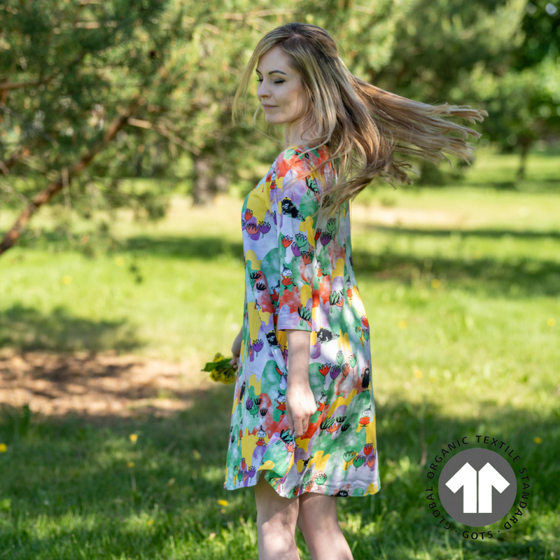 KiOma Muumi naisten mekko, Linna, Kukkulan kuninkaat XS-M