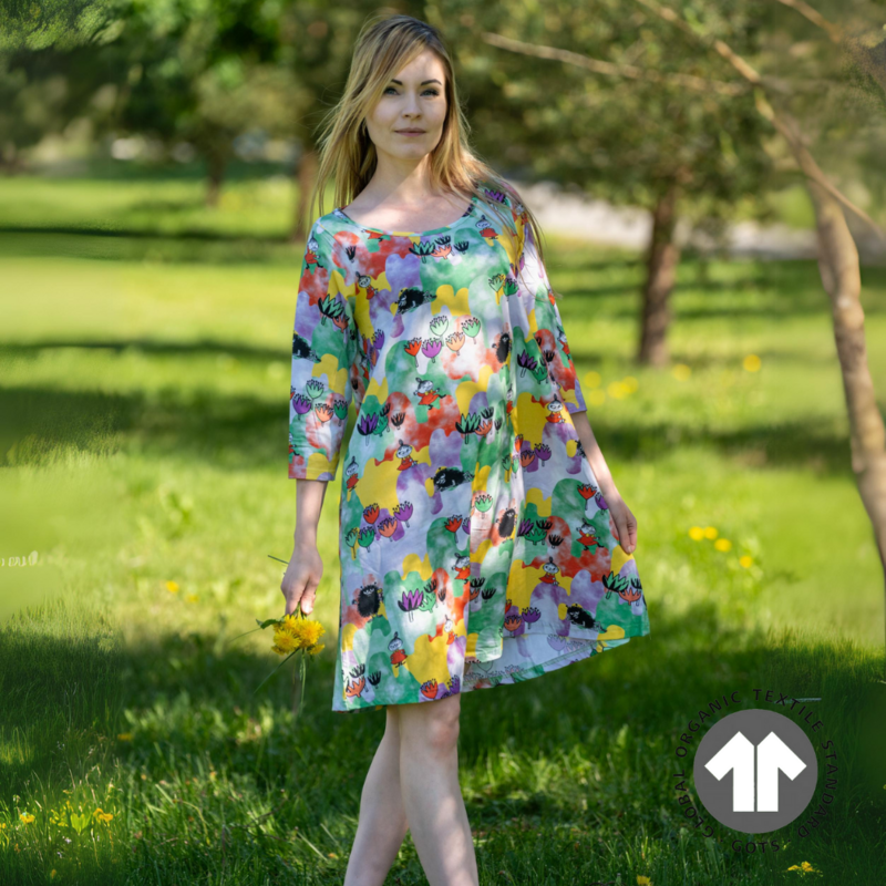 KiOma Muumi naisten mekko, Linna, Kukkulan kuninkaat XS-M