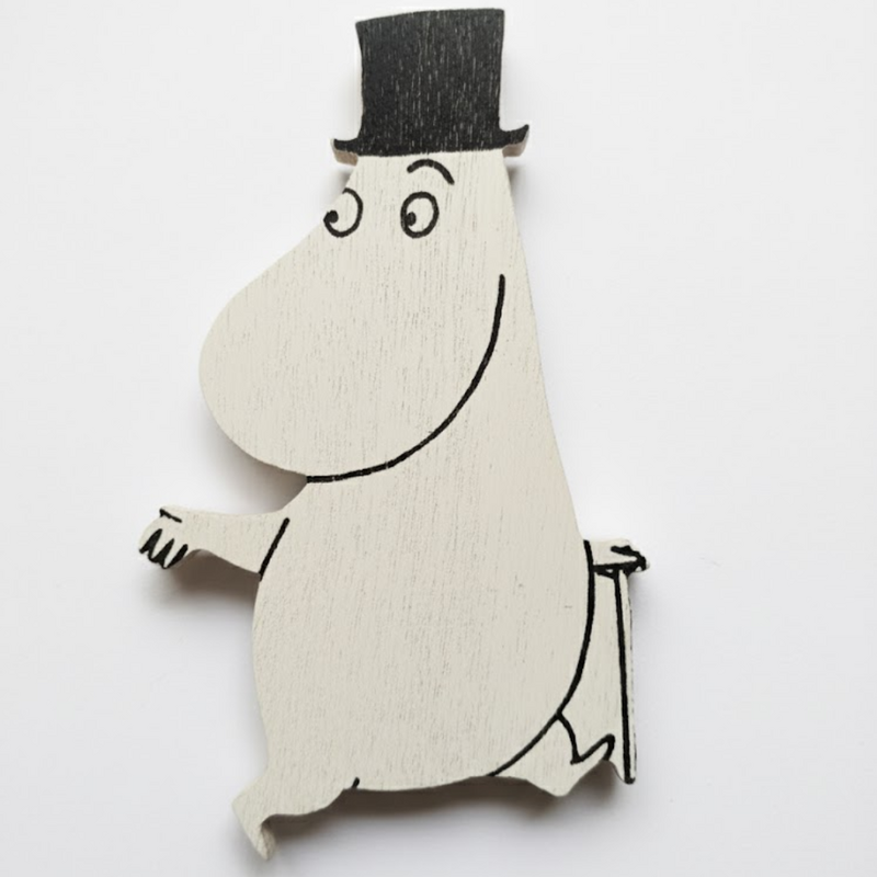 Muumipappa hattu ja keppi magneetti