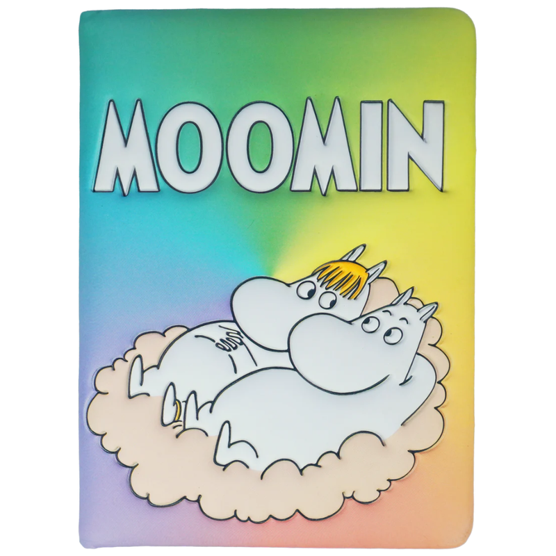 Muumit pilvell&auml; -vaahtomuovikantinen muistikirja