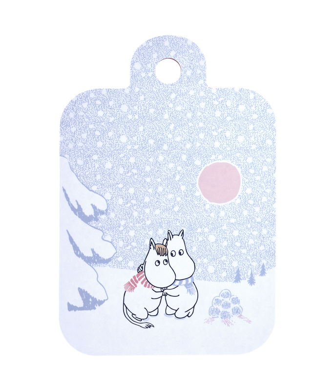 Muurla Chop & Serve Tarjoilu/Leikkuulauta Muumi Lumipyry, 21x31cm, kaksipuolinen