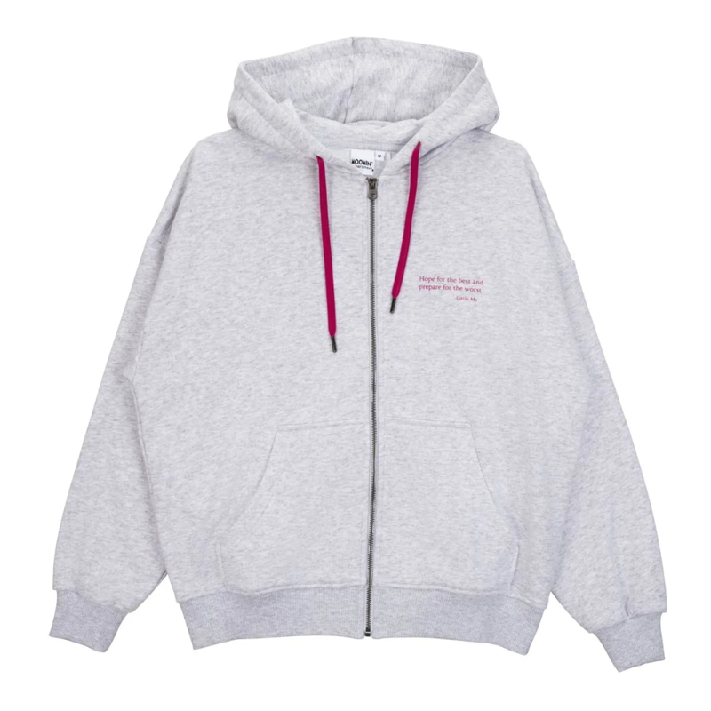 Martinex Pikku Myy Sketch -huppari &ndash; Meleerattu harmaa