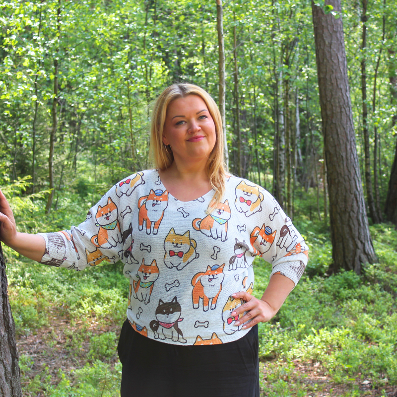 Koirakaverit -neulepaita