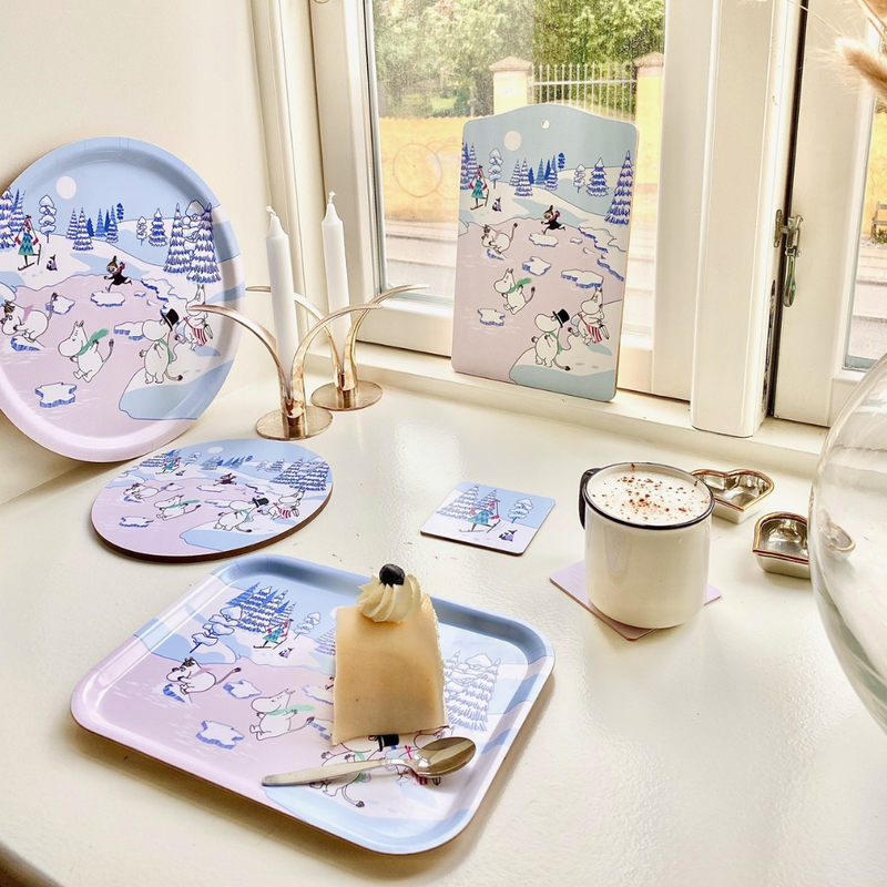 Opto Design Muumi talvileikit lasinalussetti 4 kpl/pkt